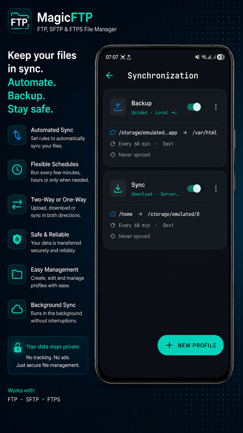 MagicFTP Screenshot 5